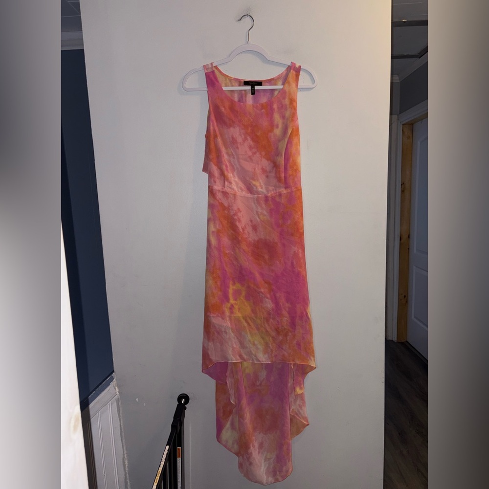 Jessica Simpson | Pink Tie-Dye High-Low Dress